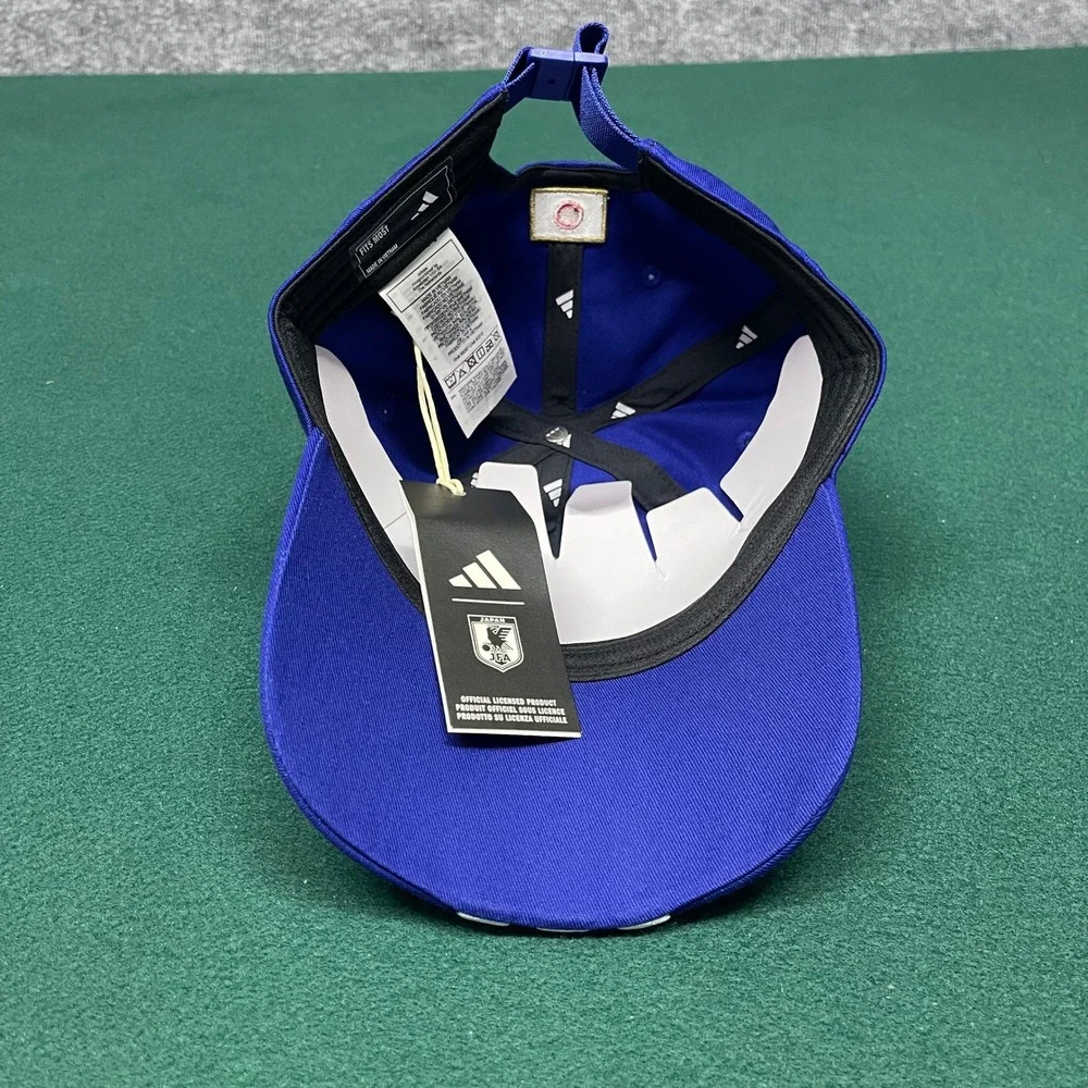 Japan Football Association Hat JFA Soccer Cap Purple Adjustable Strap OSFM NEW